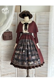 Miss Point German Bookshelf Daily One Piece(Reservation/2 Colours/Full Payment Without Shipping)